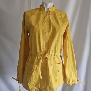Yellow cotton jacket size Small